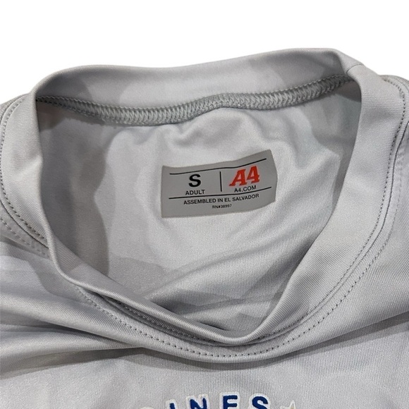 A4 AAU USA Junior Olympics Gray Athletic T-Shirt Small - Picture 5 of 5